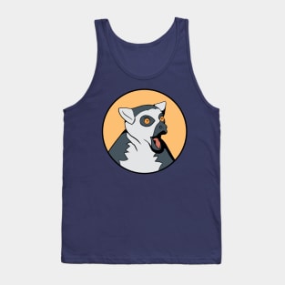 Excited Lemur - Funny Animal Design Tank Top